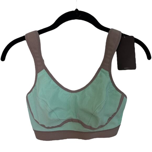 Syrokan High Impact Bounce Control Wireless Sports Bra Turquoise Size 32D A196 - Picture 2 of 7